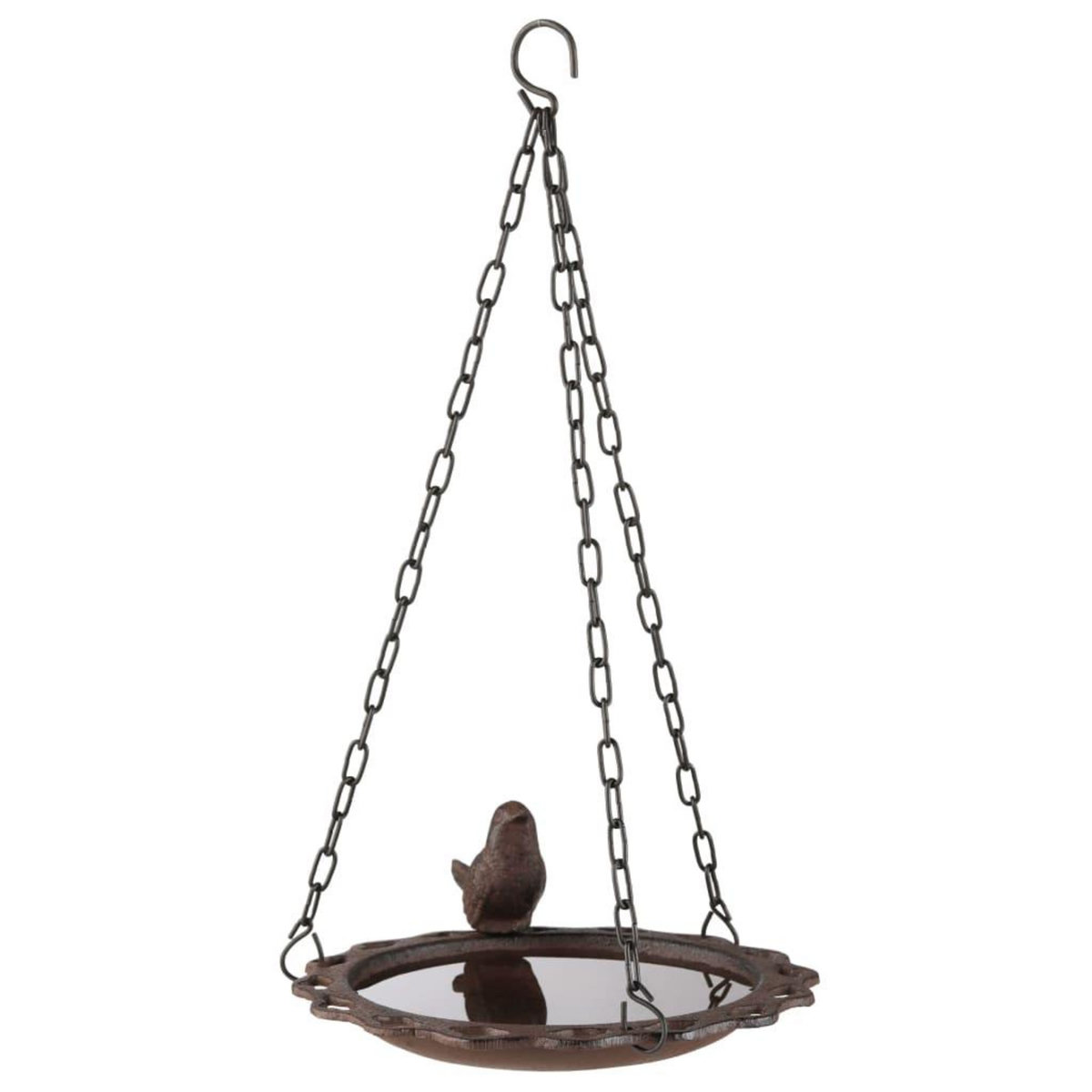 HI HI Baignoire suspendue pour oiseaux 20,5 cm Marron