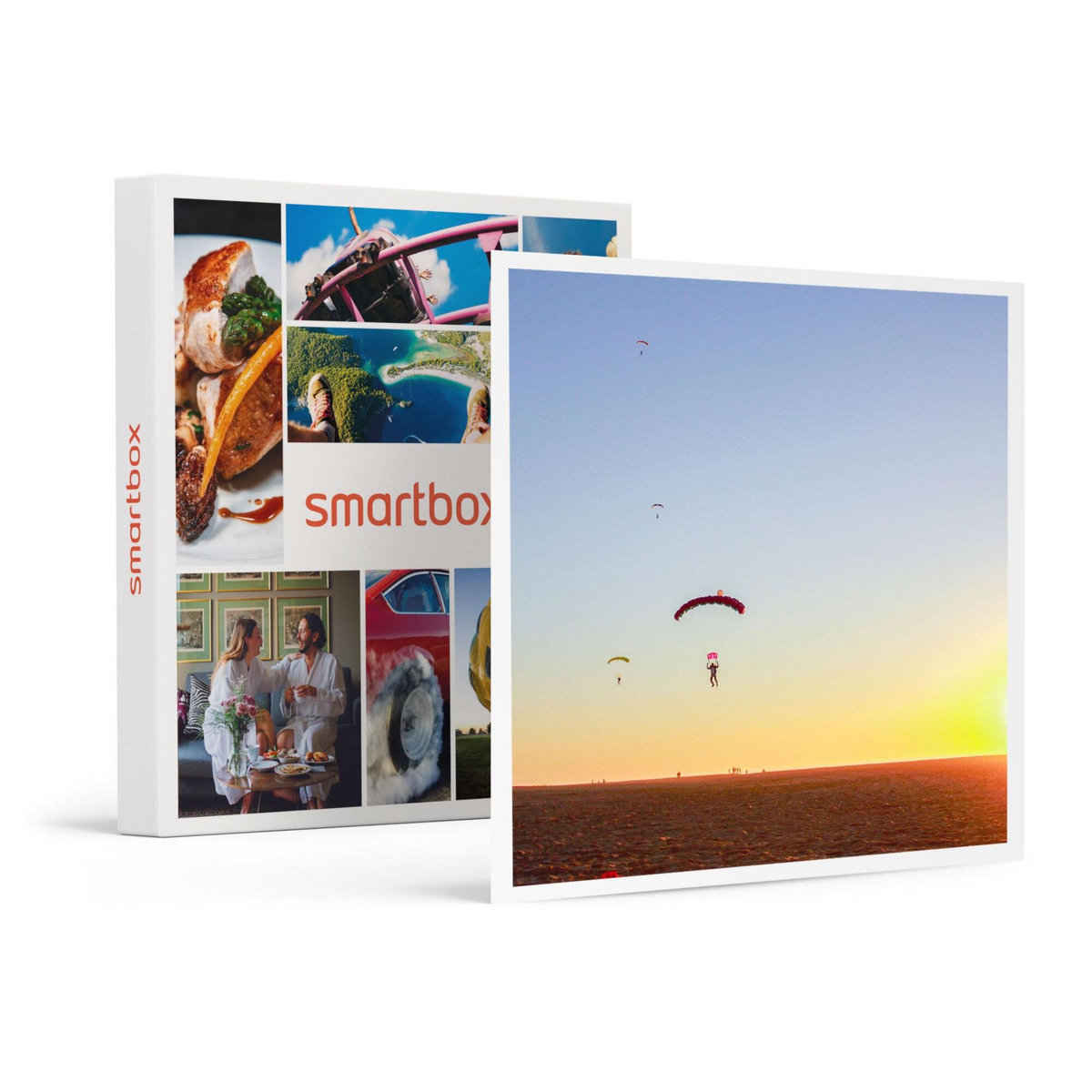 Smartbox Saut en parachute en tandem au-dessus de la pointe du Médoc - Coffret Cadeau Sport & Aventure