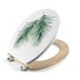 Voir la diapositive 2 : Paris Prix Abattant WC Déco  Havane  46cm Blanc