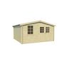 Voir la diapositive 2 : WEKA Abri de jardin bois - 13,84m² - BEKKY