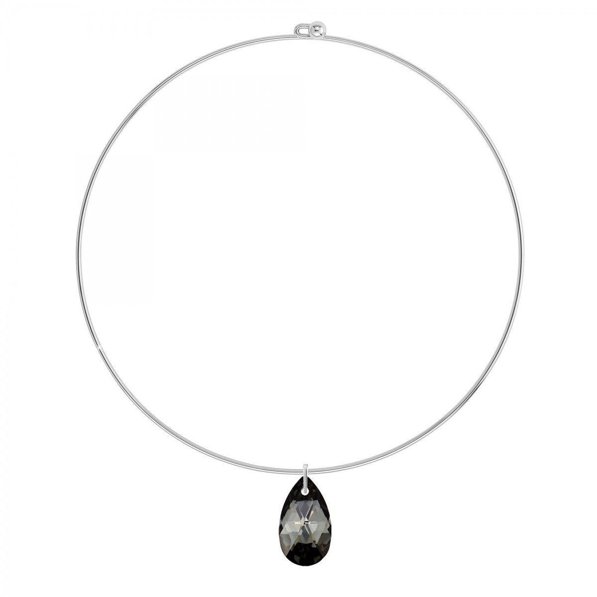 Voir la diapositive 3 : SC CRYSTAL Collier ras de cou orné de Cristaux scintillants
