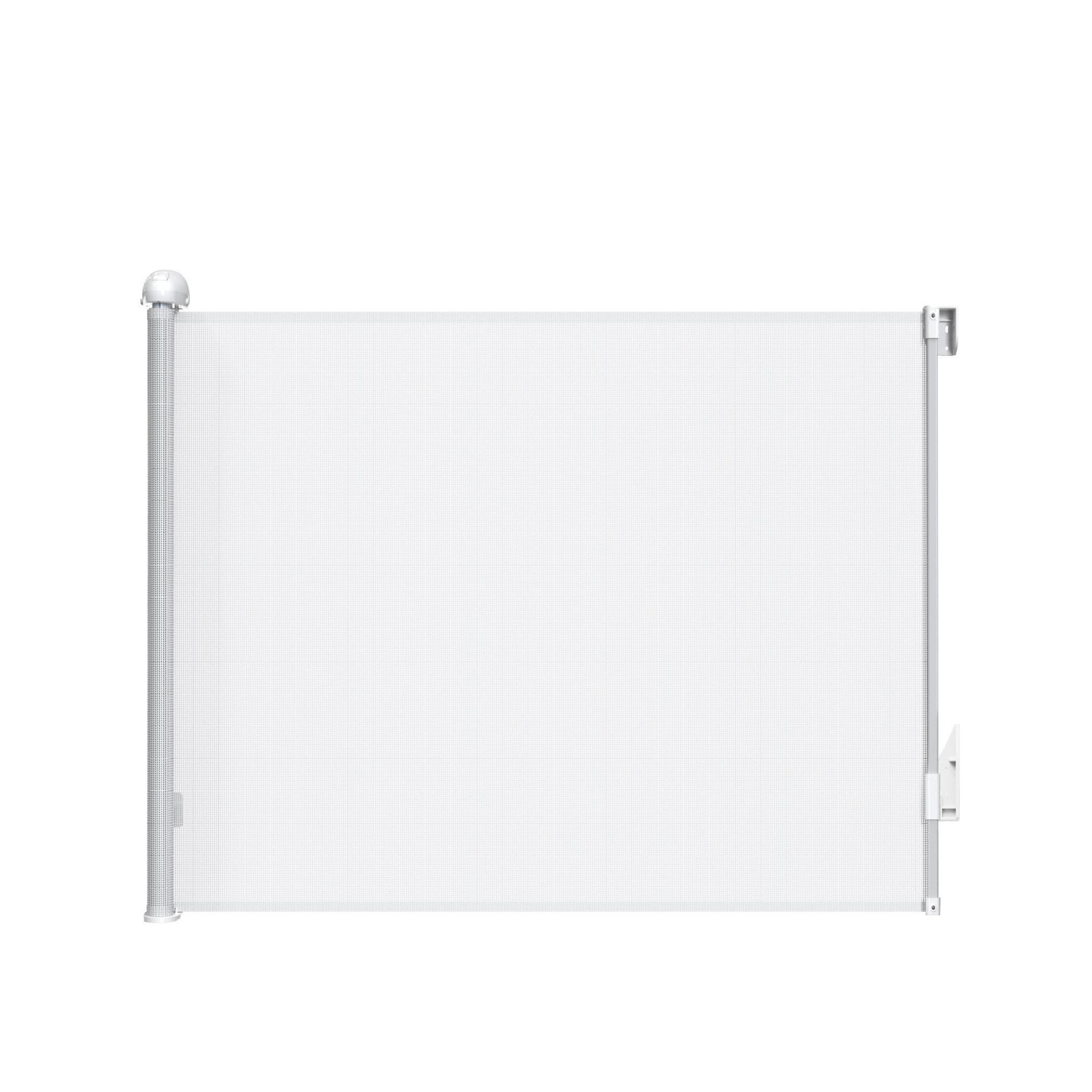 WEBABY Barrière de sécurité bébé sur enrouleur KLIP - Blanc 130 cm - dès 24 mois