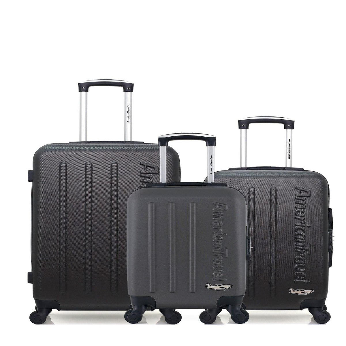 AMERICAN TRAVEL AMERICAN TRAVEL - Lot de 3 - Valise weekend, valise cabine et valise cabine XXS BRONX