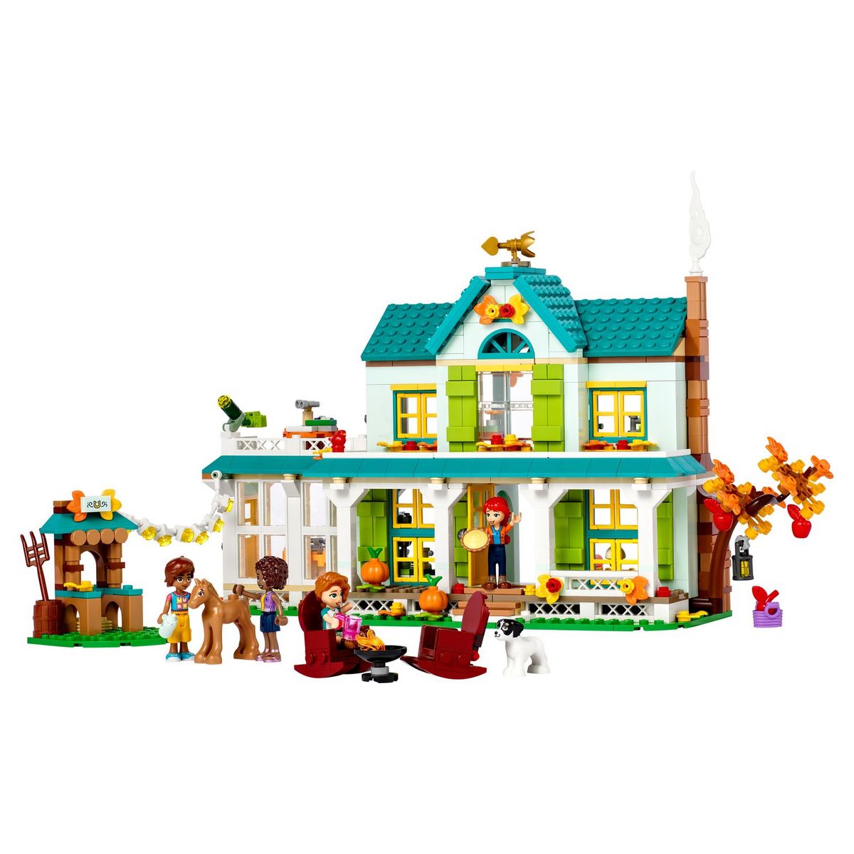 LEGO Friends 41730 La maison d'Autumn, Jouet de Poupées avec Accessoires, Animaux & Mini-Poupée Mia