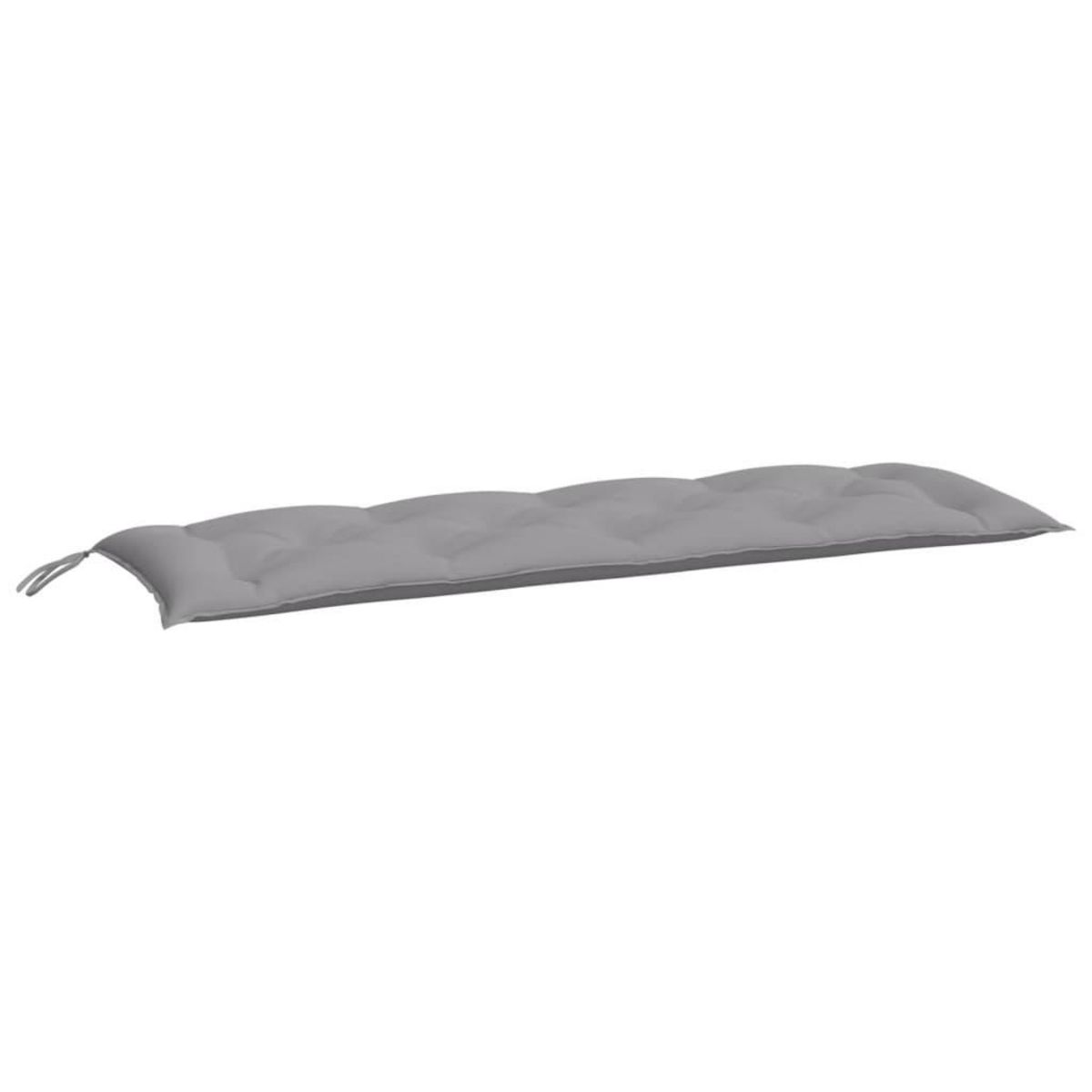 VIDAXL Coussin de banc de jardin gris 150x50x7 cm tissu oxford
