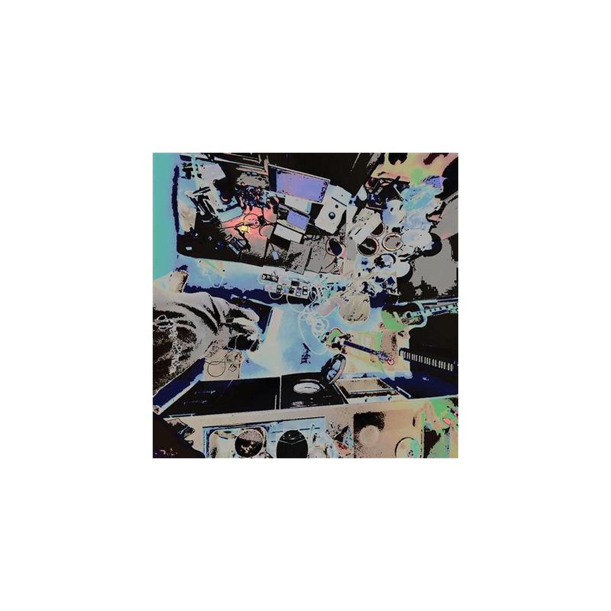 Eterna debunker cd album section1 dance downtempo, 1 disque, pochette noir blanc bleu en collage