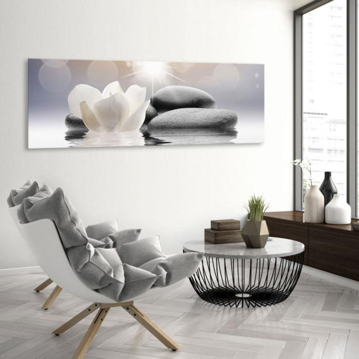 Paris Prix Tableau Imprimé  Pebbles in Water Narrow