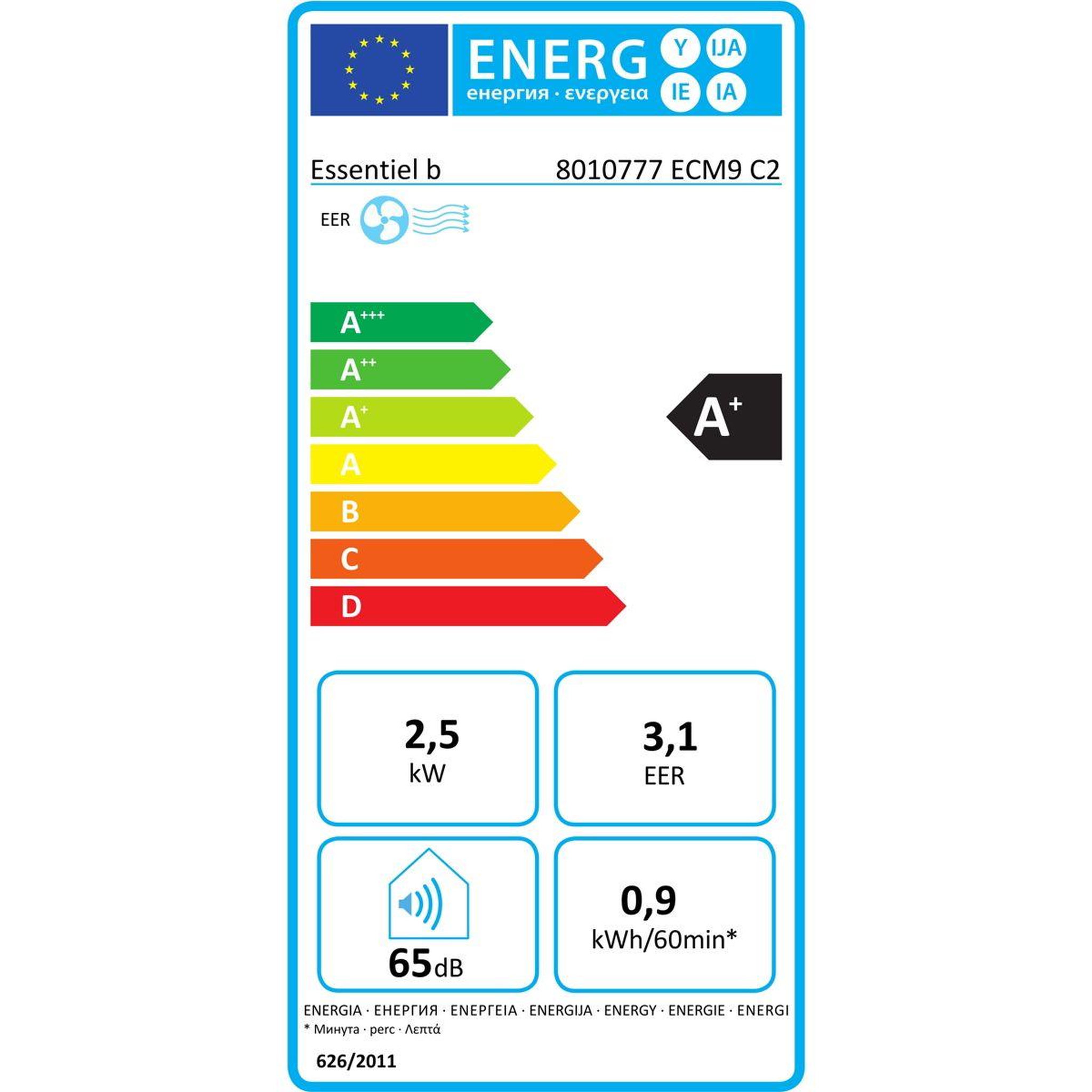 Voir la diapositive 3 : ESSENTIEL B Climatiseur ECM9 C2