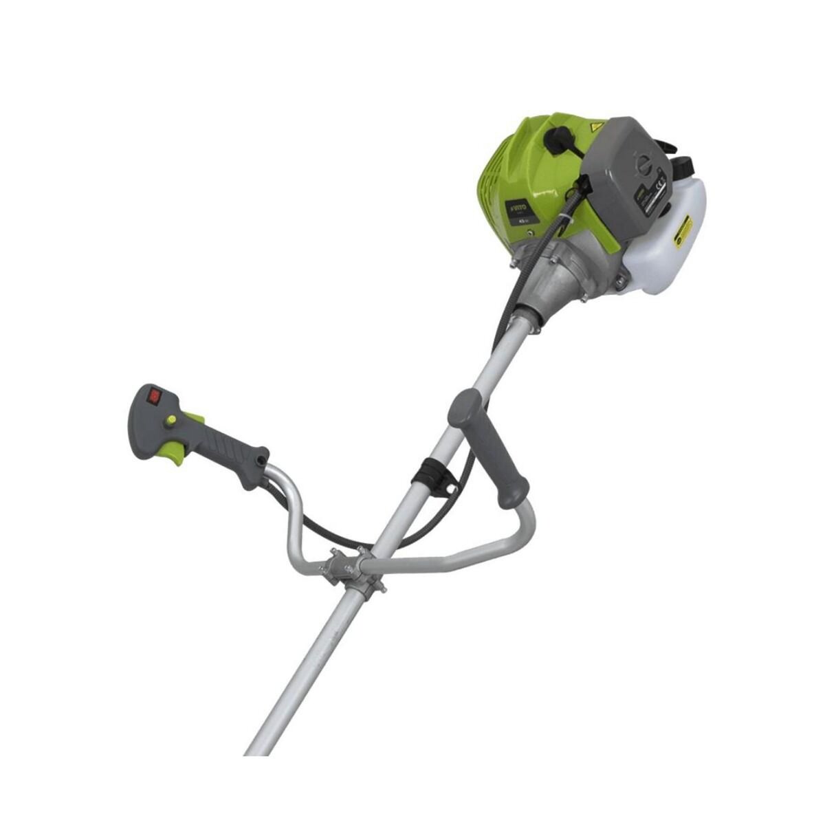 VITO Debroussailleuse thermique 43 Cm3 Moteur 2T 1,5CV Lame 3 dents + Bobine de fil + Sangle de portée VITO