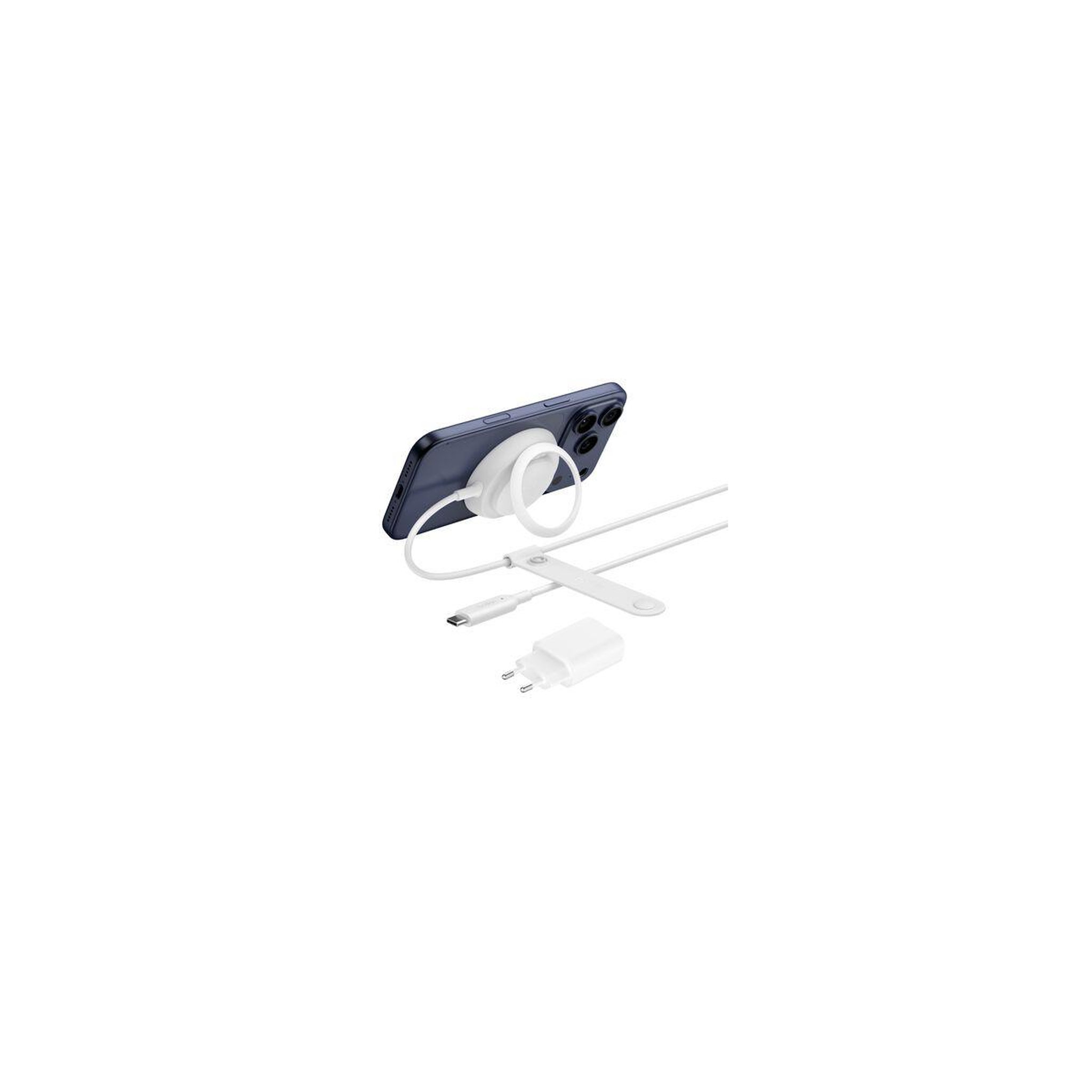 Voir la diapositive 2 : Belkin Chargeur induction pad blanc