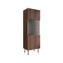 Voir la diapositive 3 : BEST MOBILIER Franco - vitrine - effet bois - 1 porte - 183 cm