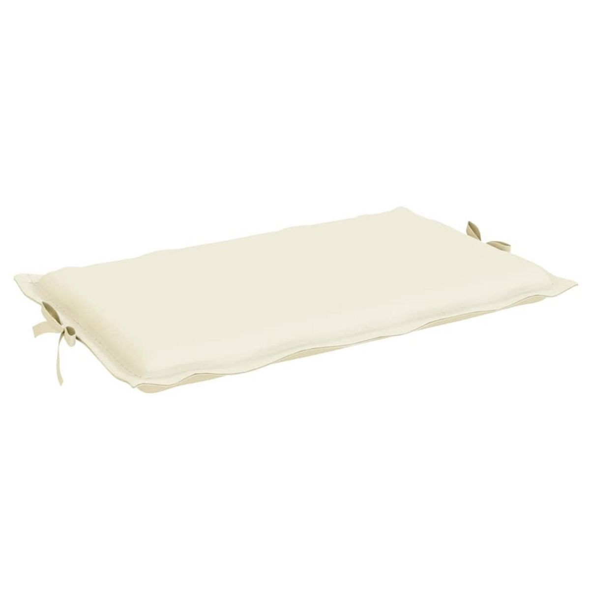 VIDAXL Coussin de chaise longue creme 186x58x3 cm tissu oxford