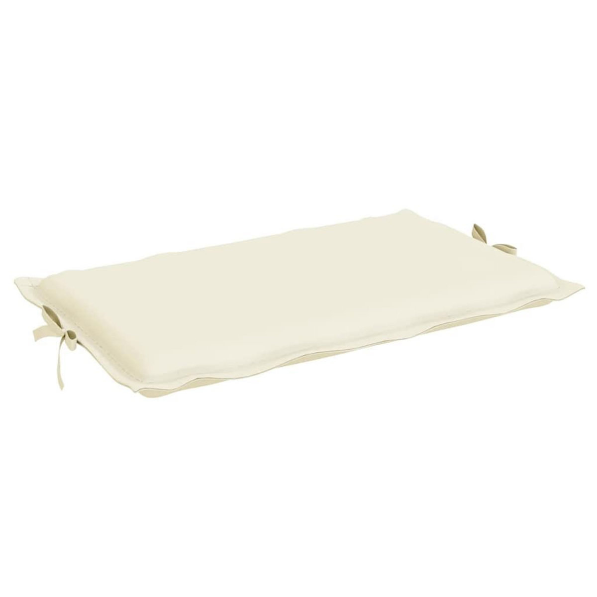 VIDAXL Coussin de chaise longue creme 186x58x3 cm tissu oxford