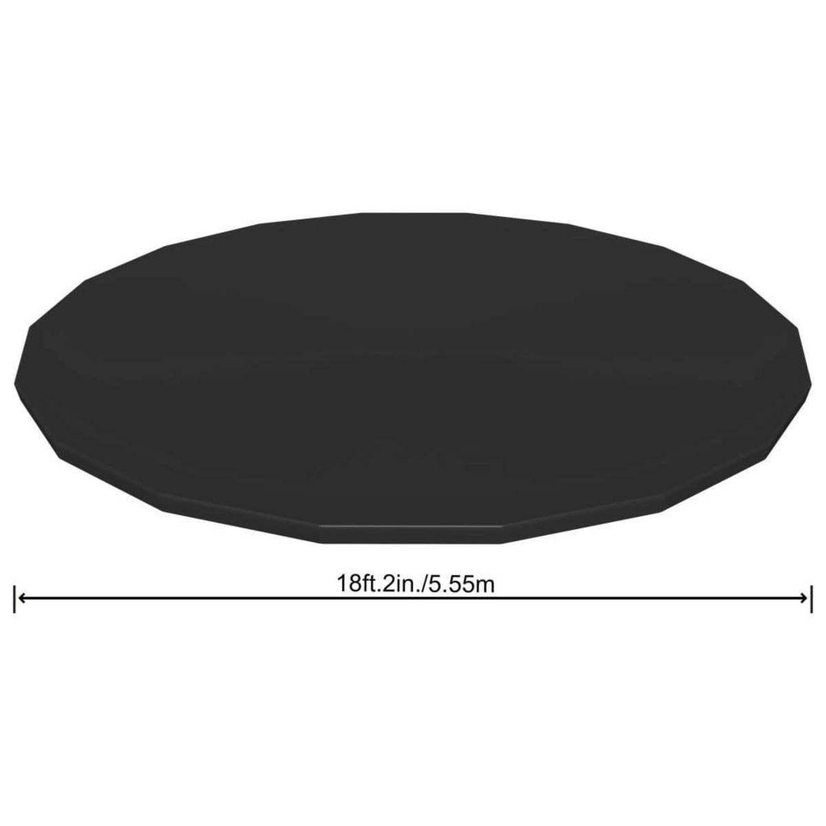 BESTWAY Bestway Couverture de piscine Flowclear Fast Set 555 cm