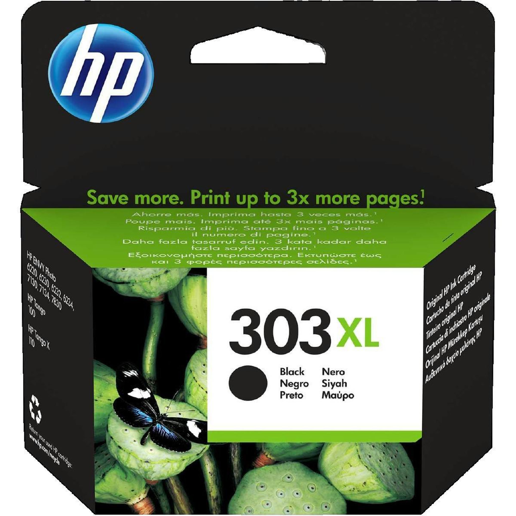 HP Cartouche d'encre HP 303XL Haute capacité Noir