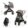 Voir la diapositive 1 : KINDERKRAFT Poussette multifonctionnelle 3 en 1 ESME PRO
