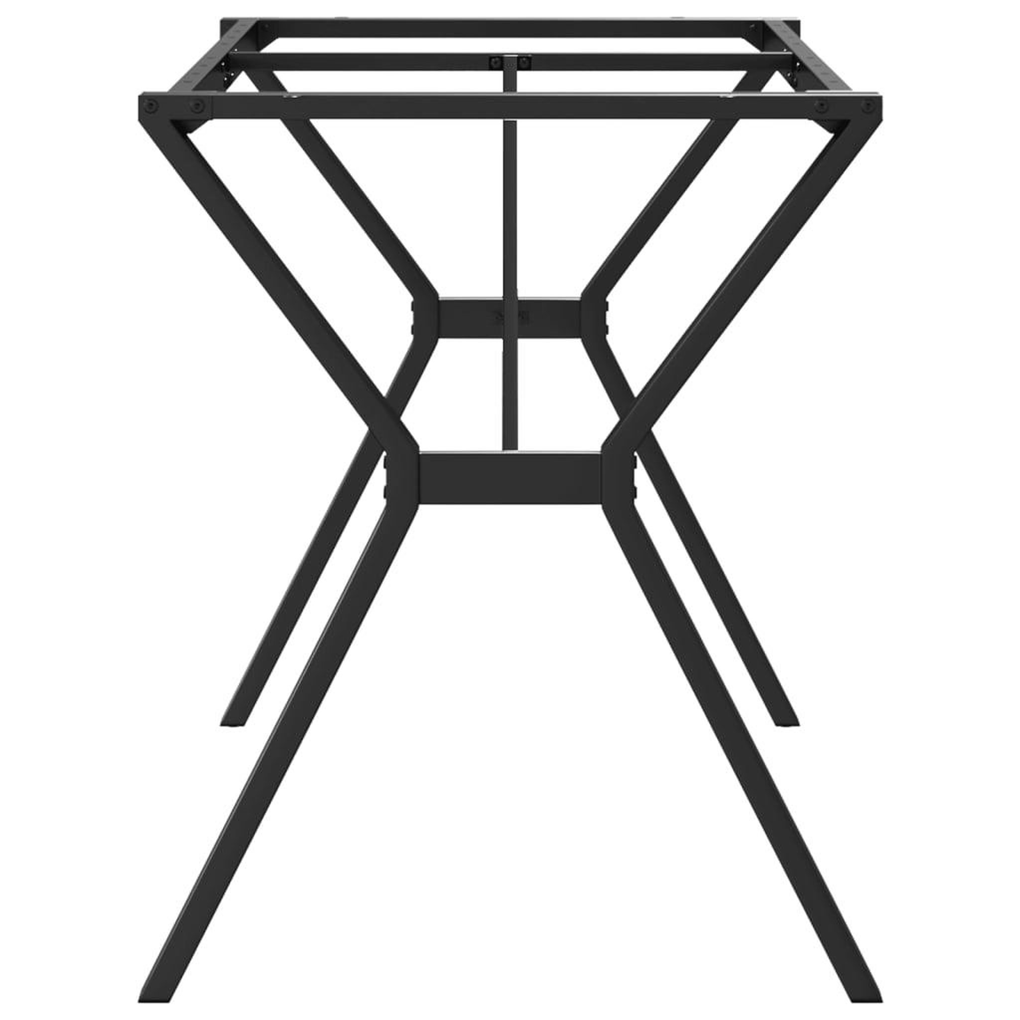 Voir la diapositive 5 : VIDAXL Pieds de table a manger cadre en Y 140x60x73 cm acier