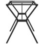 Voir la diapositive 5 : VIDAXL Pieds de table a manger cadre en Y 140x60x73 cm acier