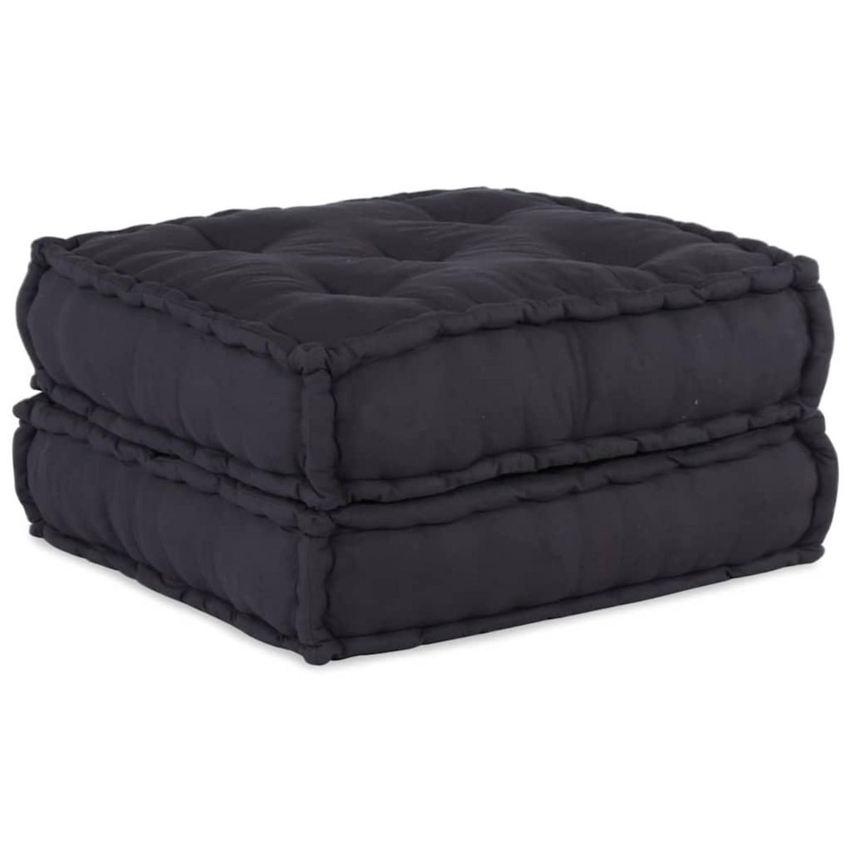 VIDAXL Pouf modulaire anthracite 70x70x36 tissu