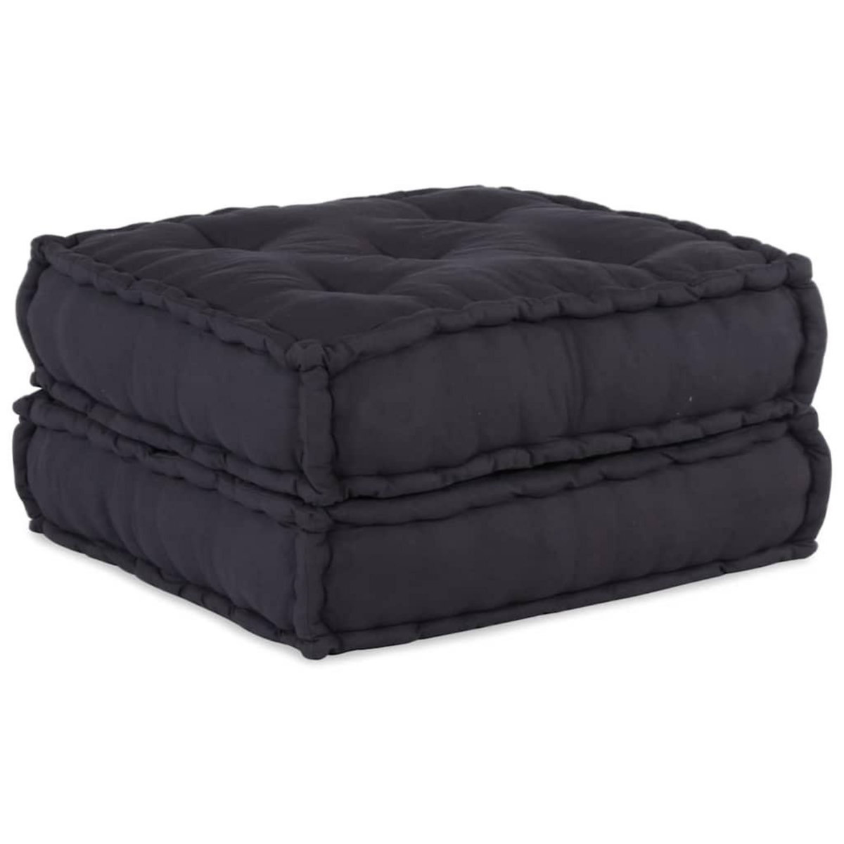 VIDAXL Pouf modulaire anthracite 70x70x36 tissu