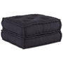 Voir la diapositive 1 : VIDAXL Pouf modulaire anthracite 70x70x36 tissu