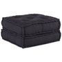 Voir la diapositive 1 : VIDAXL Pouf modulaire anthracite 70x70x36 tissu