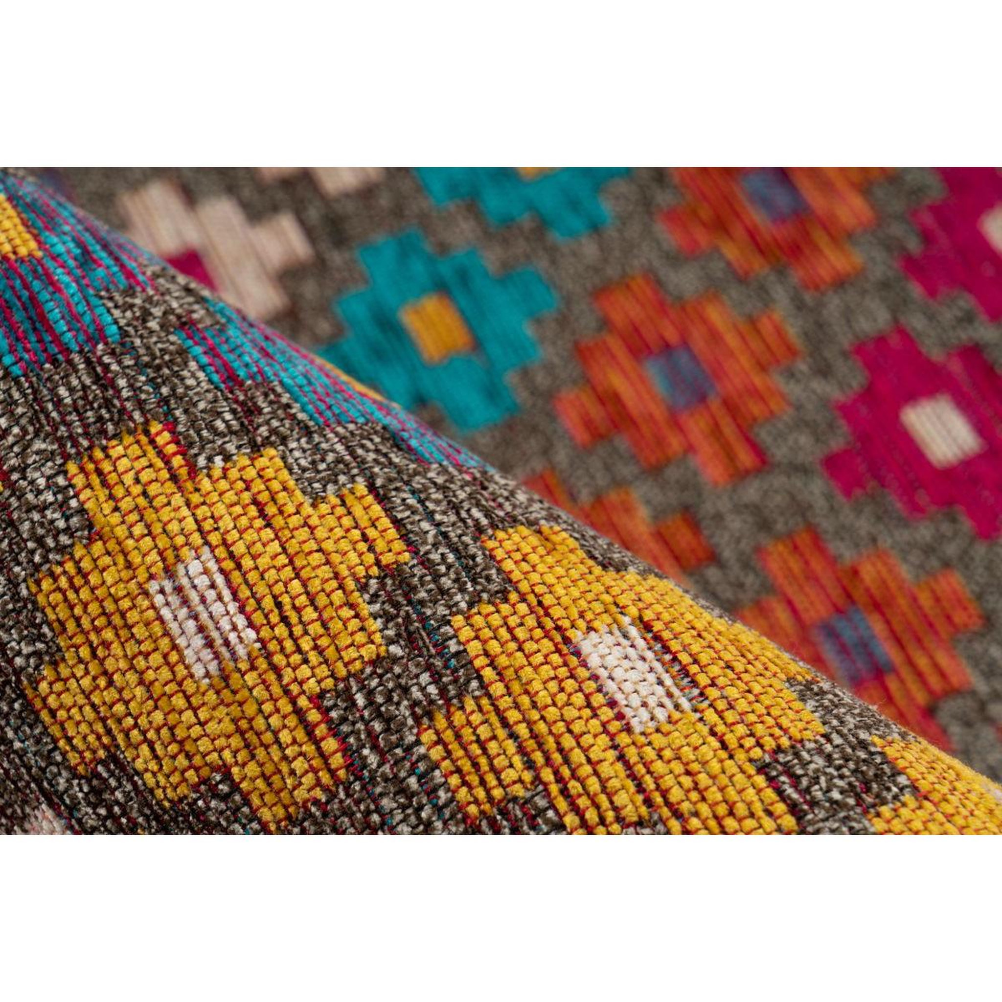 Voir la diapositive 3 : Paris Prix Tapis Tissé Imprimé  Primavera  Multicolore