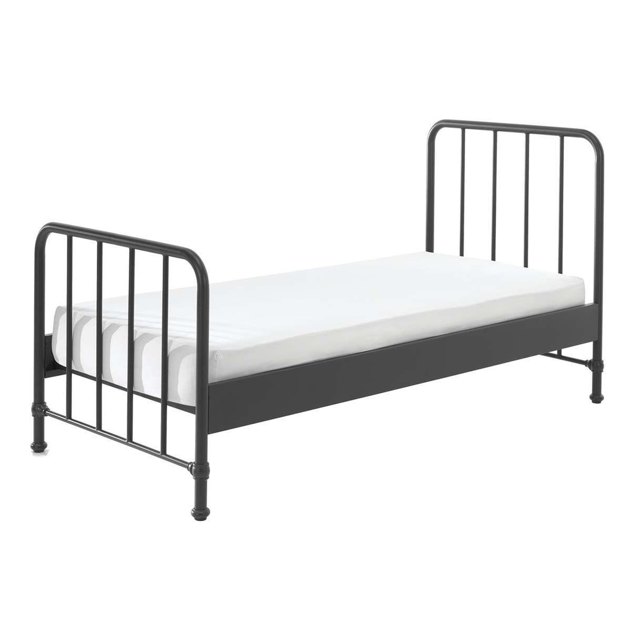 Voir la diapositive 1 : Paris Prix Lit Enfant  Bronxx  90x200cm Noir
