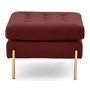 Voir la diapositive 4 : LISA DESIGN Isaure - pouf en velours