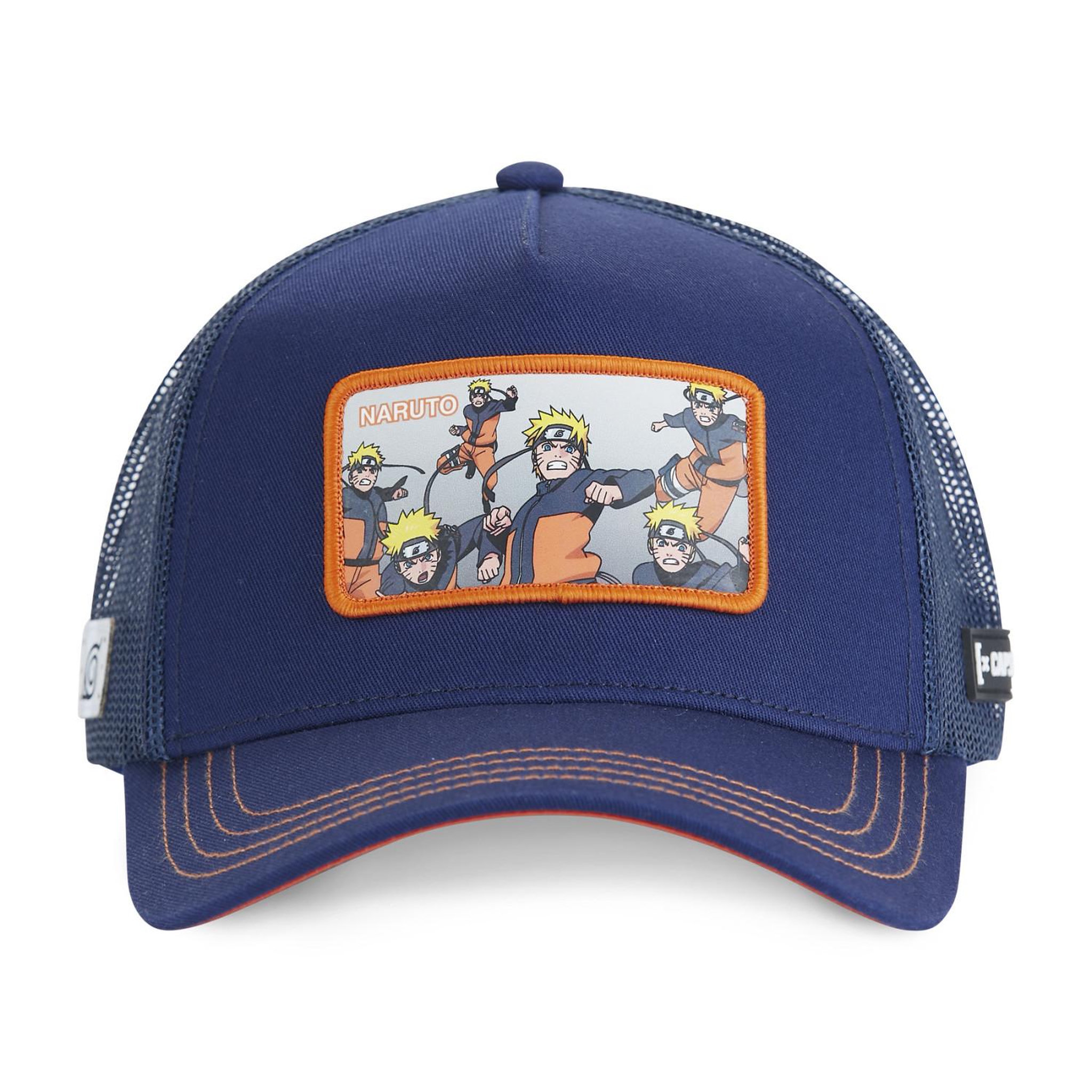 Voir la diapositive 2 : CAPSLAB Casquette homme trucker en serge de coton naruto shippuden naruto