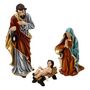 Voir la diapositive 1 : FEERIC LIGHT & CHRISTMAS Lot de 3 Santons  JMJ  93cm Multicolore