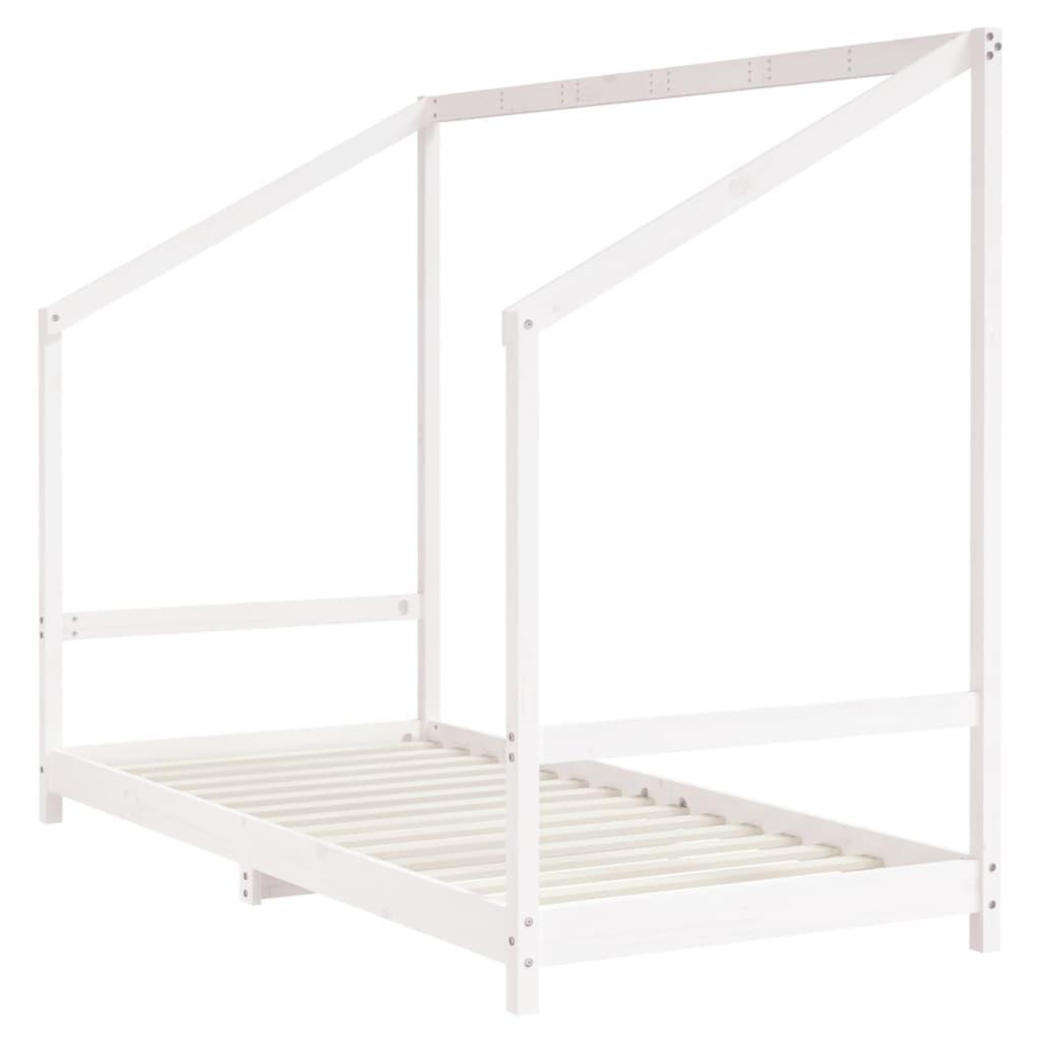 Voir la diapositive 3 : VIDAXL Cadre de lit pour enfants blanc 90x190 cm bois de pin massif