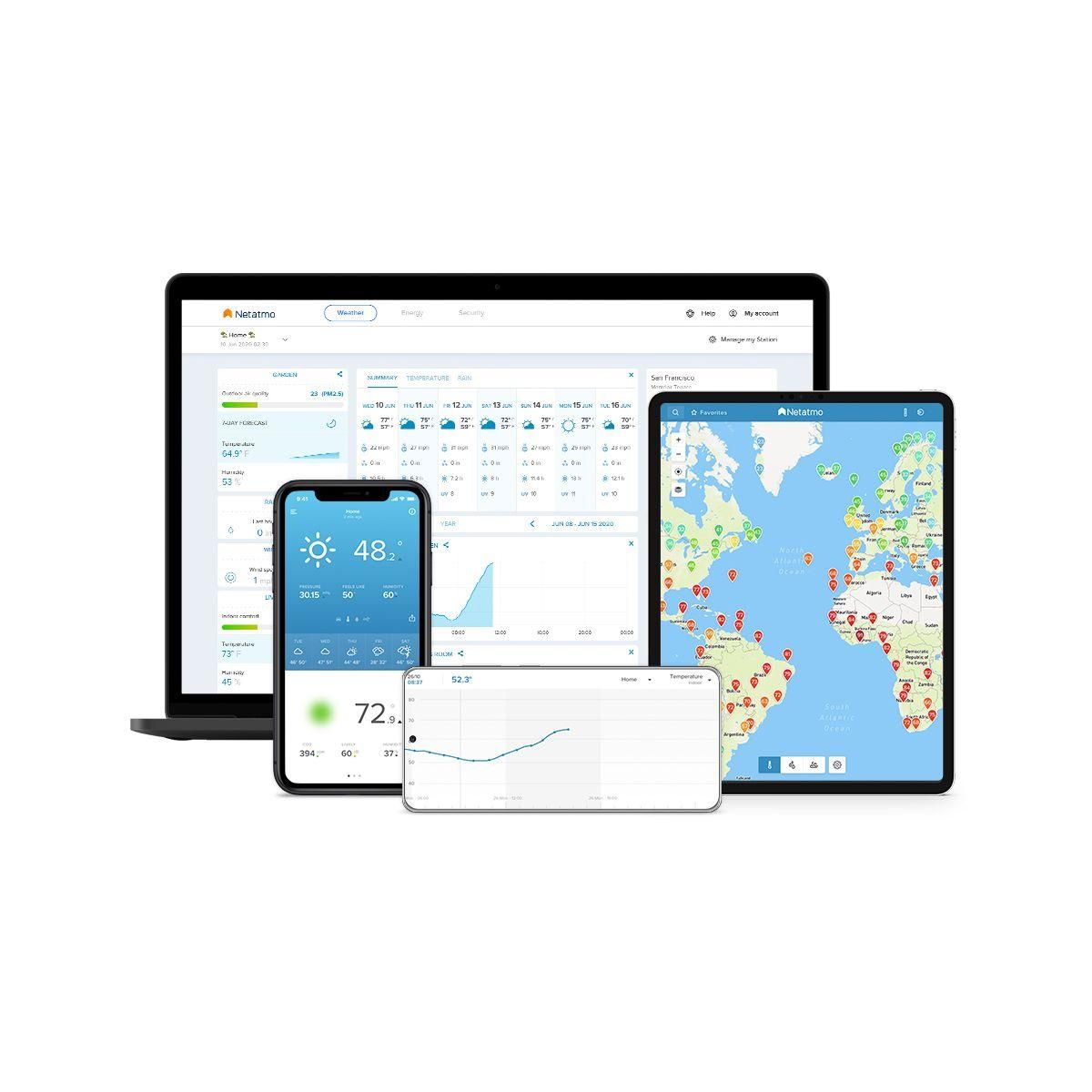 NETATMO Station météo connectée Intérieur Intelligent Additionnel