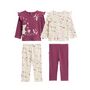 Voir la diapositive 1 : Petit Béguin Lot de 2 pyjamas bébé Mila