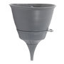 Voir la diapositive 1 : Paris Prix Entonnoir Multifonction  Filtre  18cm Gris