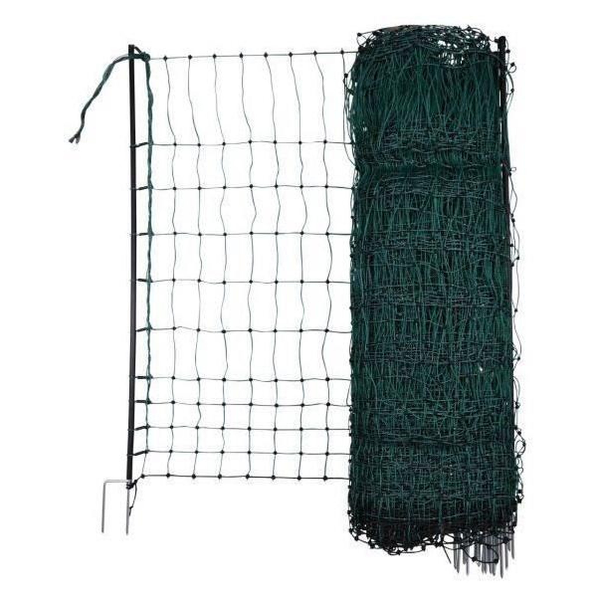 KERBL KERBL - Filet de protection volaille - 25 m - 106 cm - Double pointe - Vert