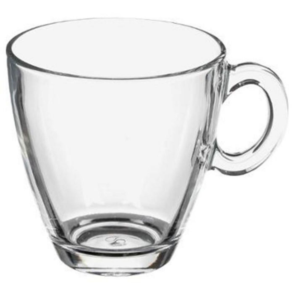 SECRET DE GOURMET Lot de 6 Mugs en Verre  Sia  21cl Transparent