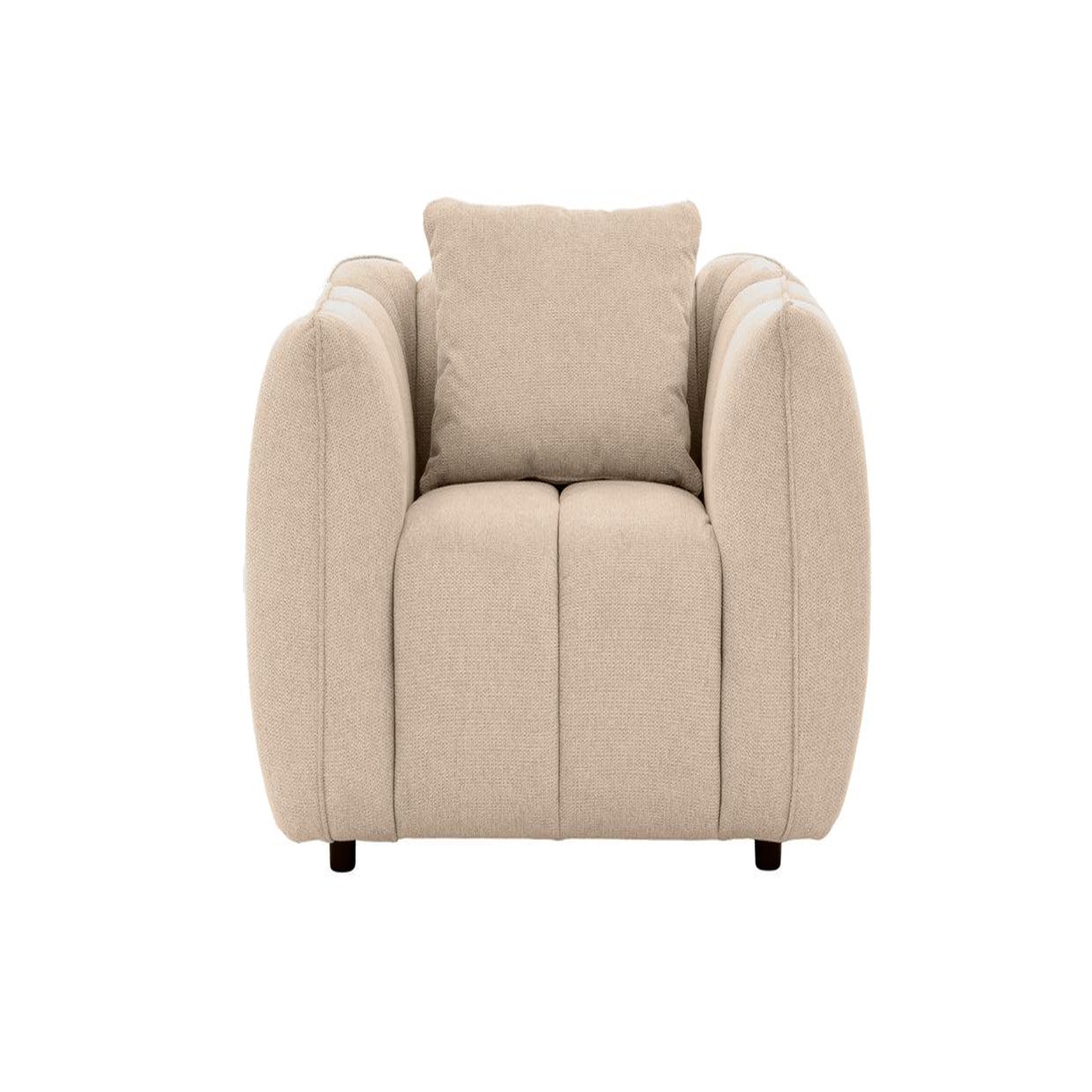 Voir la diapositive 1 : CASANOVA PARIS HAVANA - Fauteuil tissu lisse