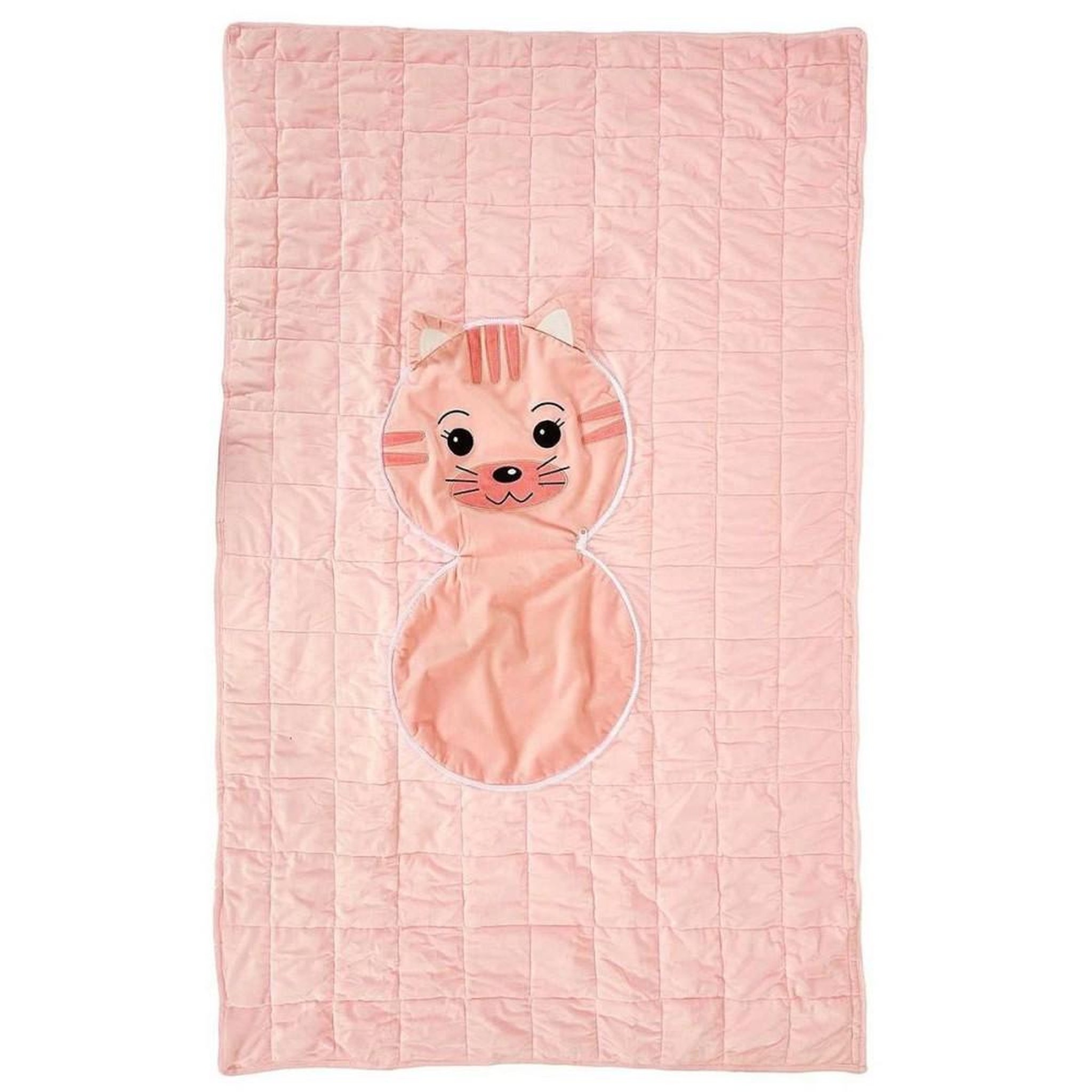 The Home Deco Factory Couverture convertible Chat 110x150