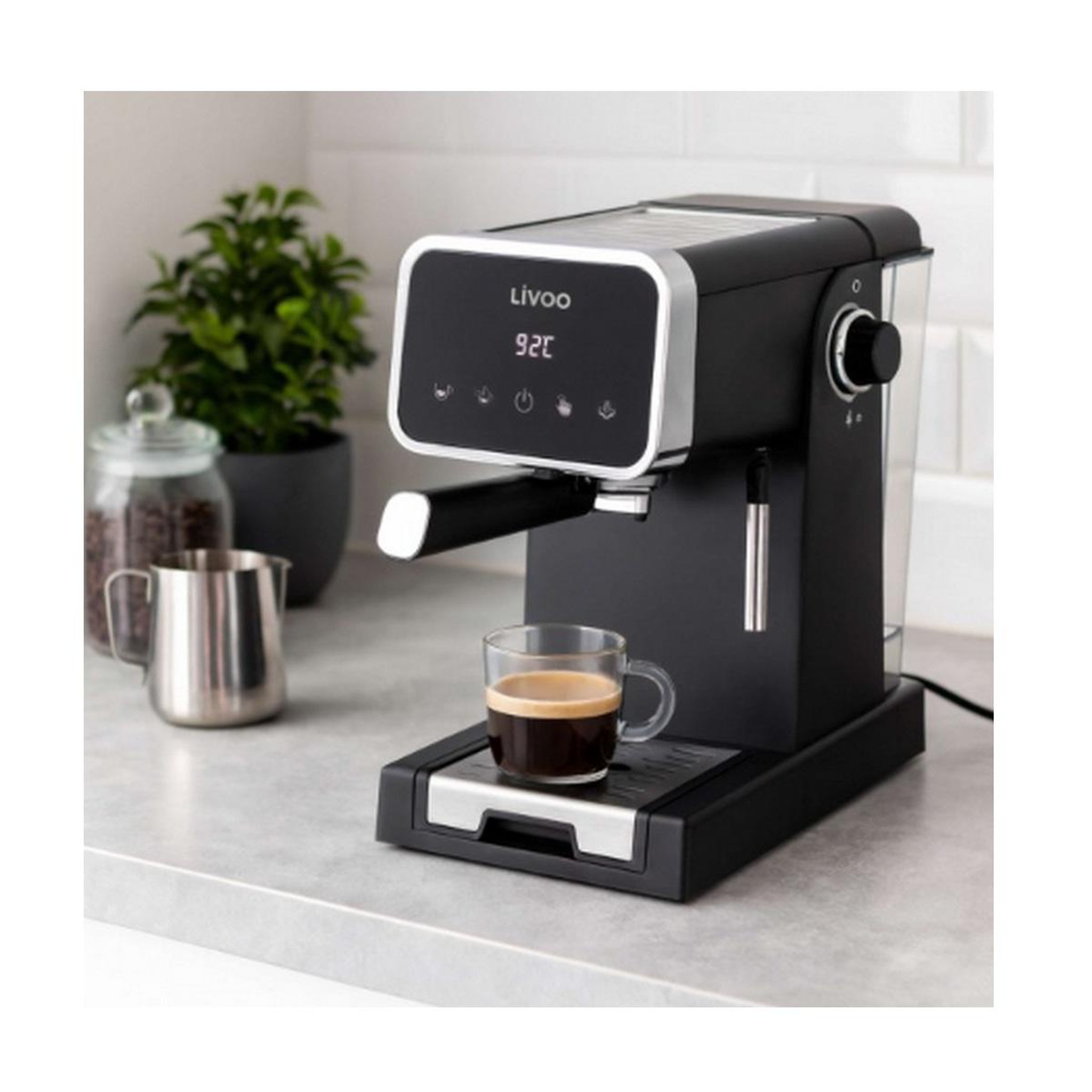 Voir la diapositive 2 : LIVOO Machine à expresso 20bars - dod218n