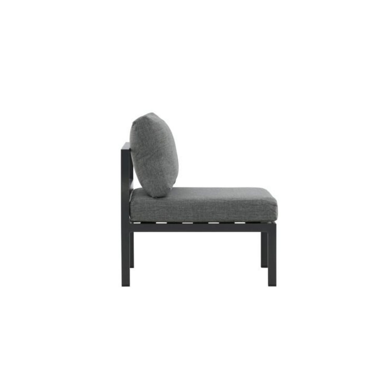 Paris Prix Module Canapé de Jardin  Copacabana  74cm Noir