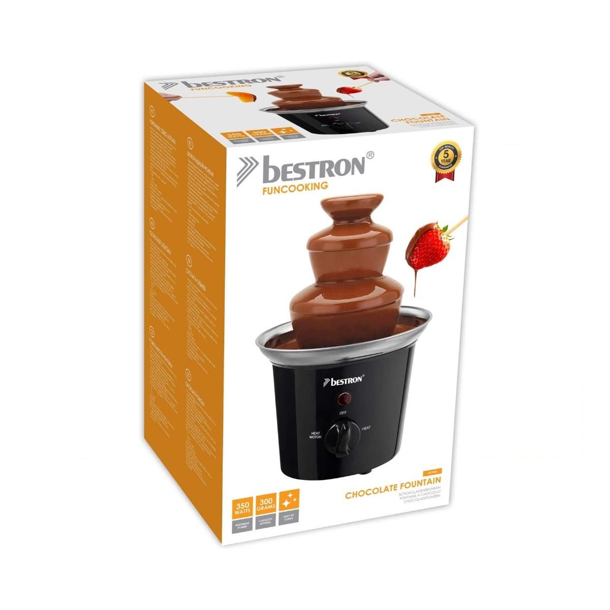 Bestron Fontaine à chocolat 60w - ACF300