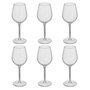 Voir la diapositive 1 : SECRET DE GOURMET Lot de 6 Verres à Vin  Volta  38cl Transparent