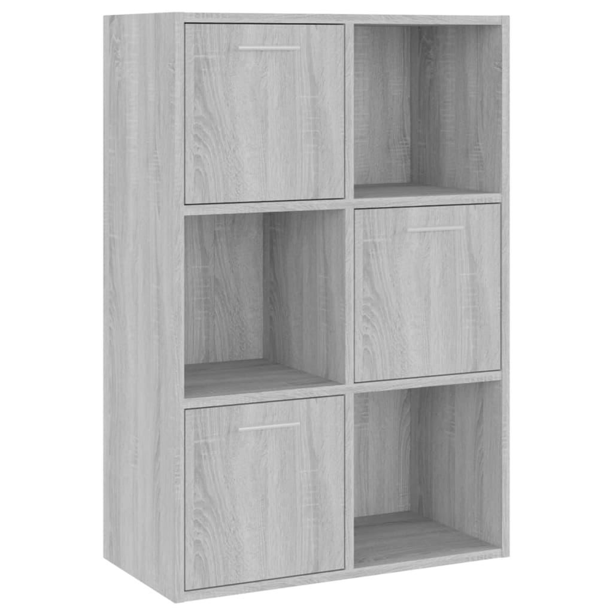 Voir la diapositive 2 : VIDAXL Armoire de rangement Sonoma gris 60x29,5x90 cm