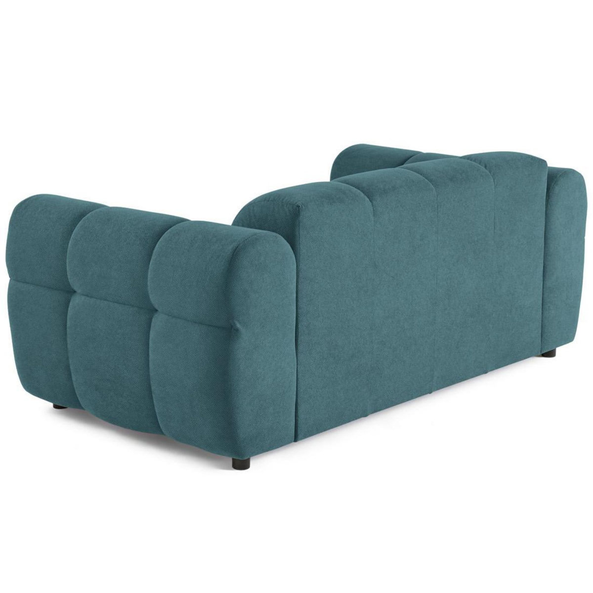 LISA DESIGN Ray - canapé droit 2 places en tissu texturé