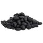Voir la diapositive 2 : VIDAXL Galets polis 25 kg noir 2 5 cm