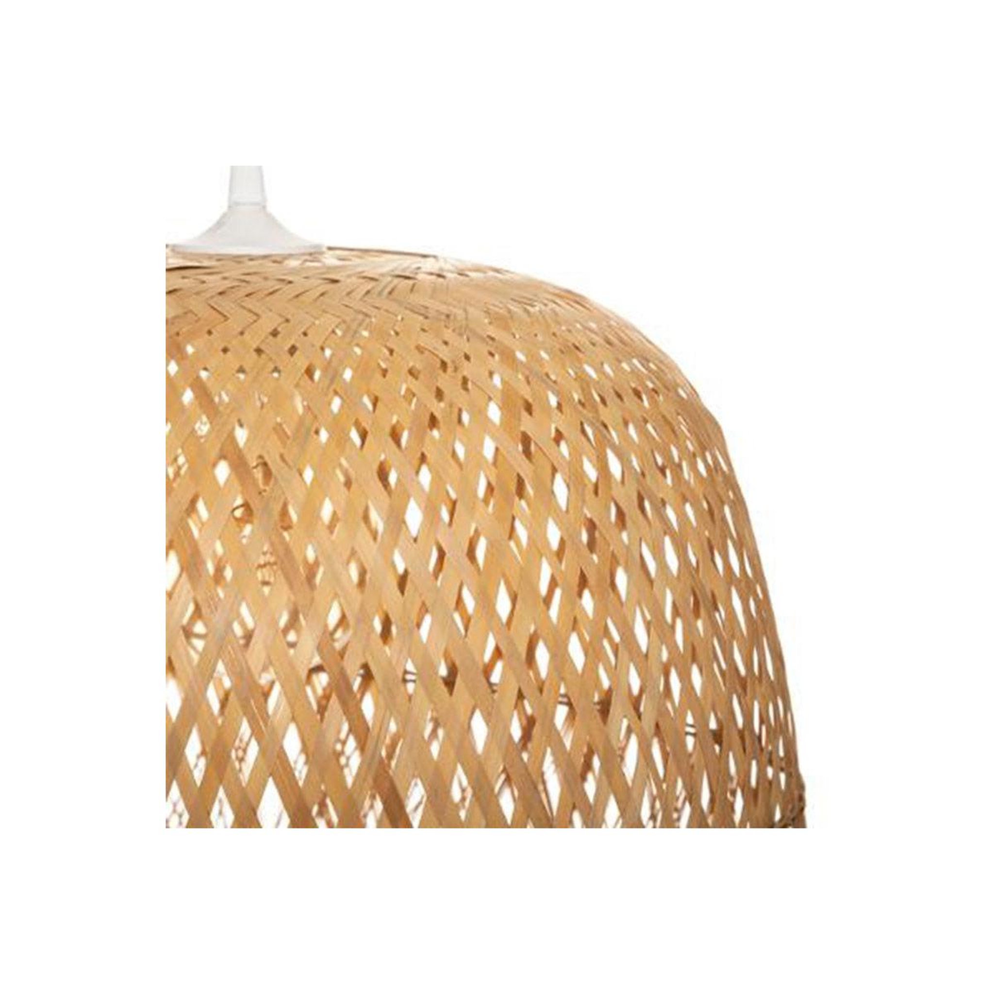 Voir la diapositive 3 : ATMOSPHERA Lampe suspension en bambou  elis  60cm beige