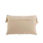 Voir la diapositive 2 : Paris Prix Coussin Déco avec Franges  Cosy  40x60cm Beige