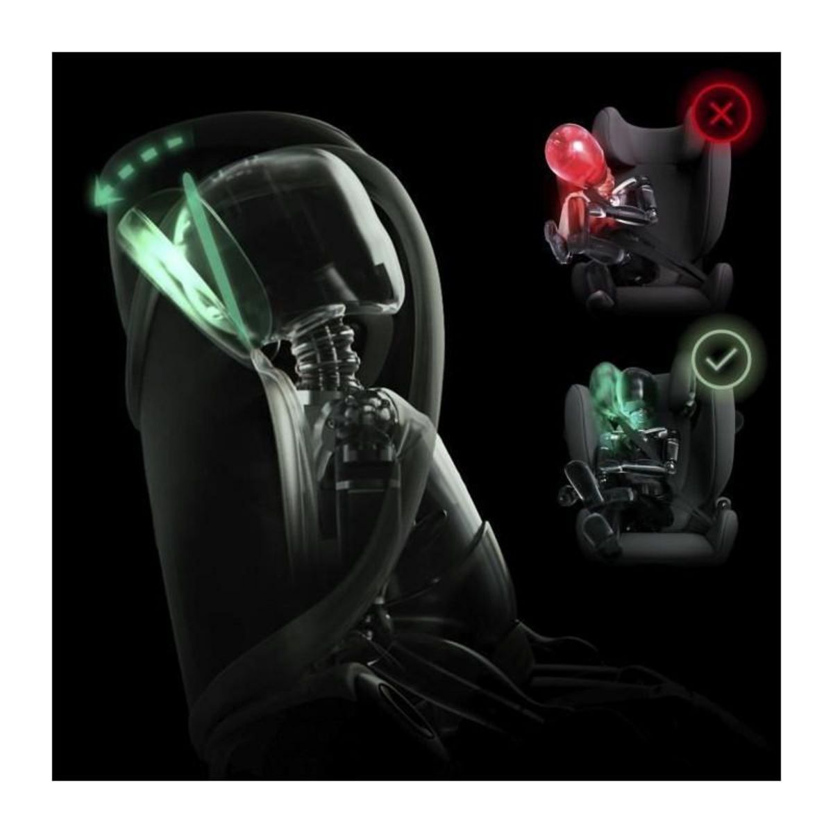 CYBEX Siege auto - CYBEX - Solution G2 i-Fix Plus Fabric - Ocean Blue