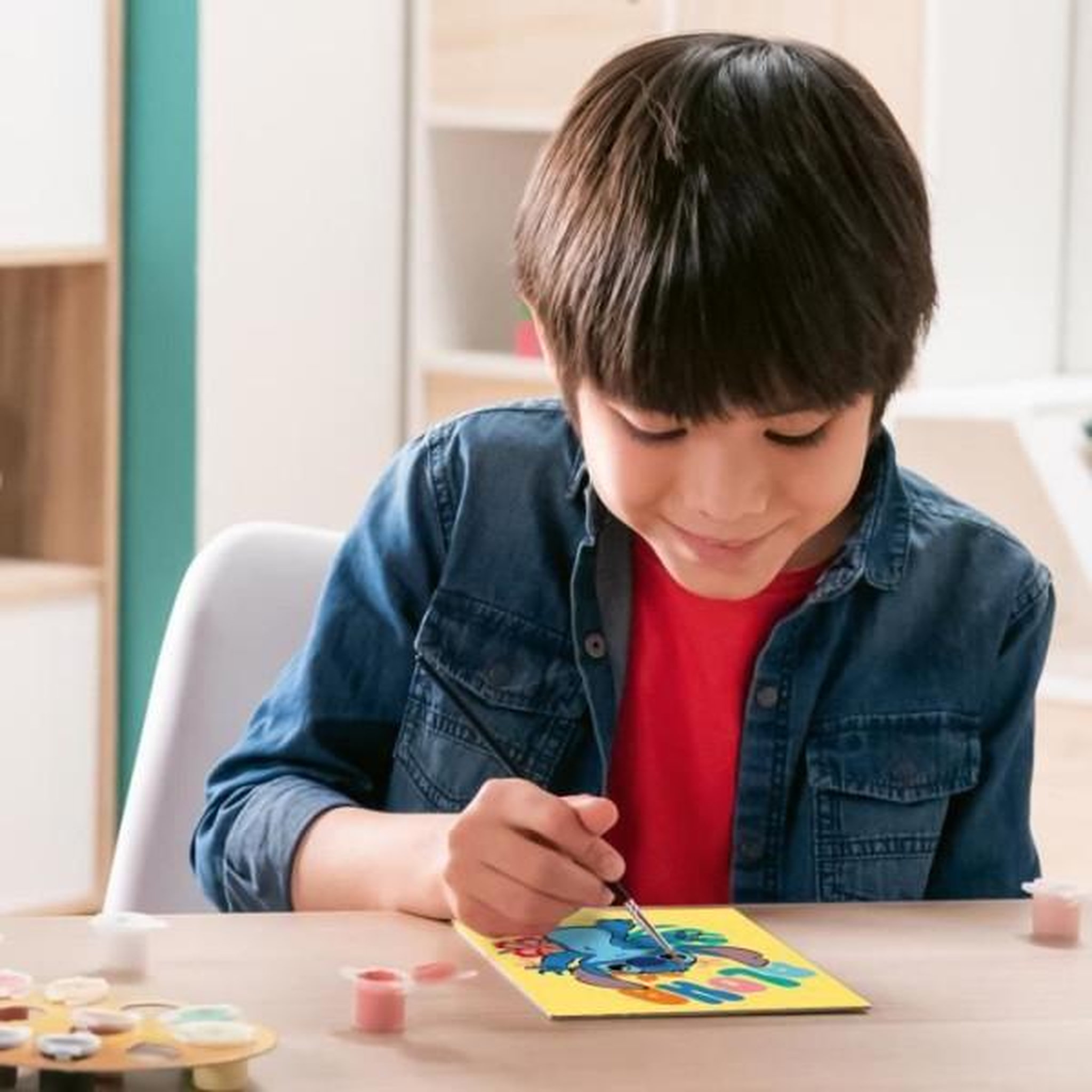 Voir la diapositive 5 : RAVENSBURGER CreArt Kids 18x24cm Stitch, Kit de peinture par numéros Numéro d'Art, Des 7 ans, 25844, Ravensburger